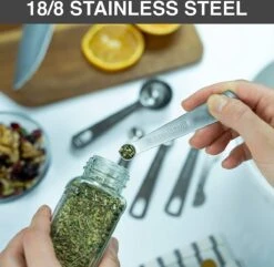 BOTC Maatbeker Set- 8-Delige - Meetlepels - Measuring Spoons - Maatschepjes - RVS - Grijs -KitchenAids Winkel 1200x1172 3