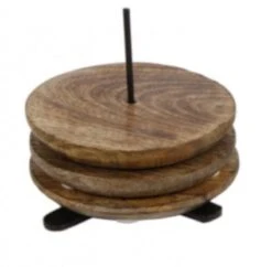 Onderzetters Mangohout Op Houder - 6 Stuks - 10cm 7 Onderzetters Mangohout Op Houder - 6 Stuks - 10cm -KitchenAids Winkel 1200x1178 2