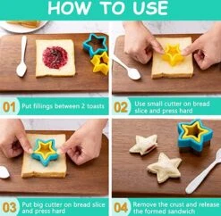 Merkloos Brood Vormpjes - Mini Fruit Prikkers - Cookies Cutter -KitchenAids Winkel 1200x1178 6