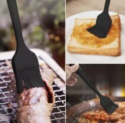 Siliconen Bakkwast Zwart - Set Van 2 - BBQ Kwast - Marinade Kwast- Insmeer Kwast- Barbecue Kwast - Vaatwasser Bestendig 9 Siliconen Bakkwast Zwart - Set Van 2 - BBQ Kwast - Marinade Kwast- Insmeer Kwast- Barbecue Kwast - Vaatwasser Bestendig -KitchenAids Winkel 1200x1182 8