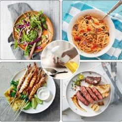 Merkloos Decopatent® Olijfolie Sprayer - Oliefles Met Verstuiver - Afvallen - Voor Gezond Bakken En Koken - Kook Bakspray - 210ML - Zwart -KitchenAids Winkel 1200x1194 14