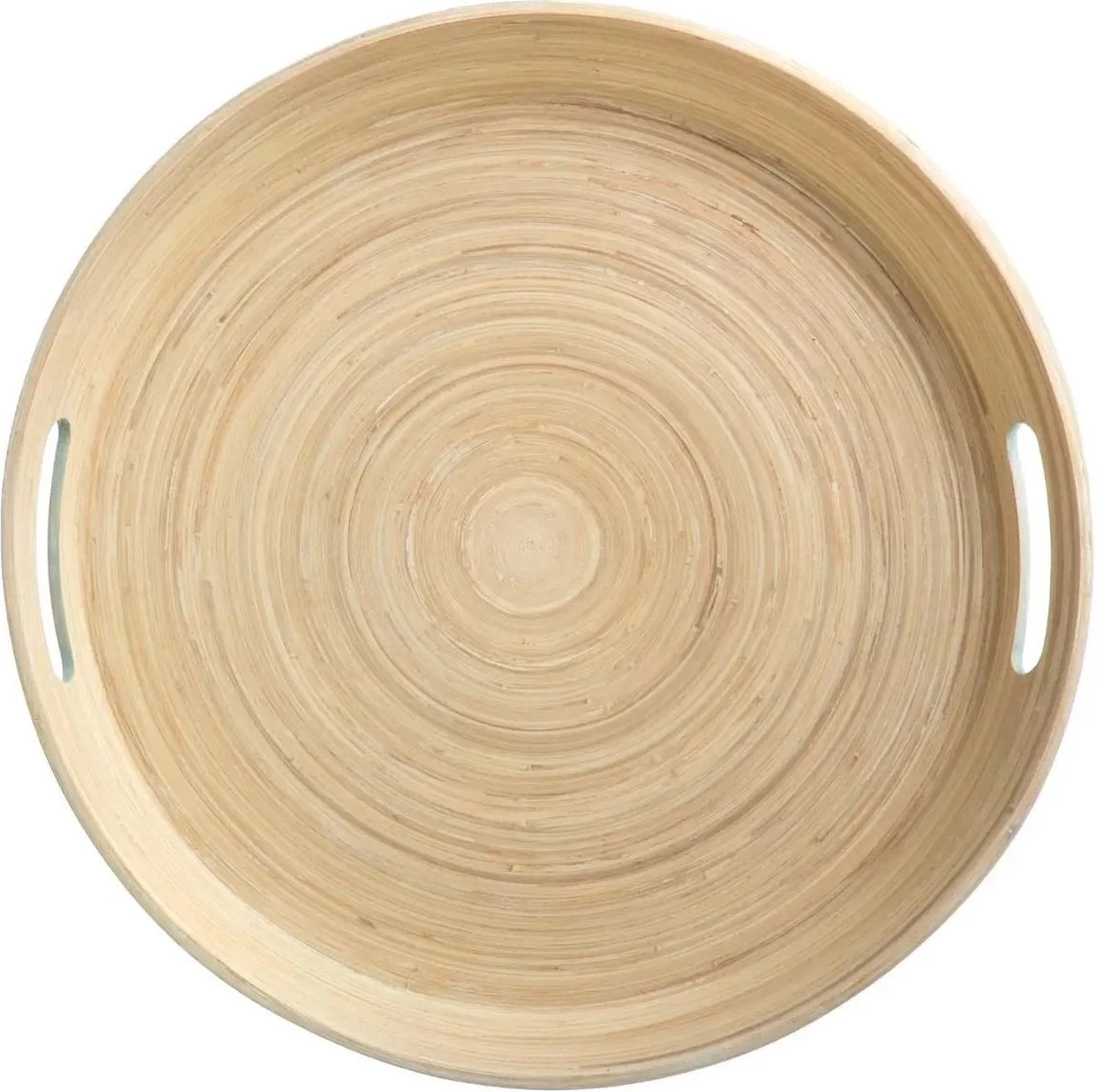Dienblad/serveerblad Rond D42 Cm Bamboe Wit Met Handvaten - Serveerbladen, Dienbladen & Keukenbenodigdheden 6 Dienblad/serveerblad Rond D42 Cm Bamboe Wit Met Handvaten - Serveerbladen, Dienbladen & Keukenbenodigdheden - Afbeelding 4