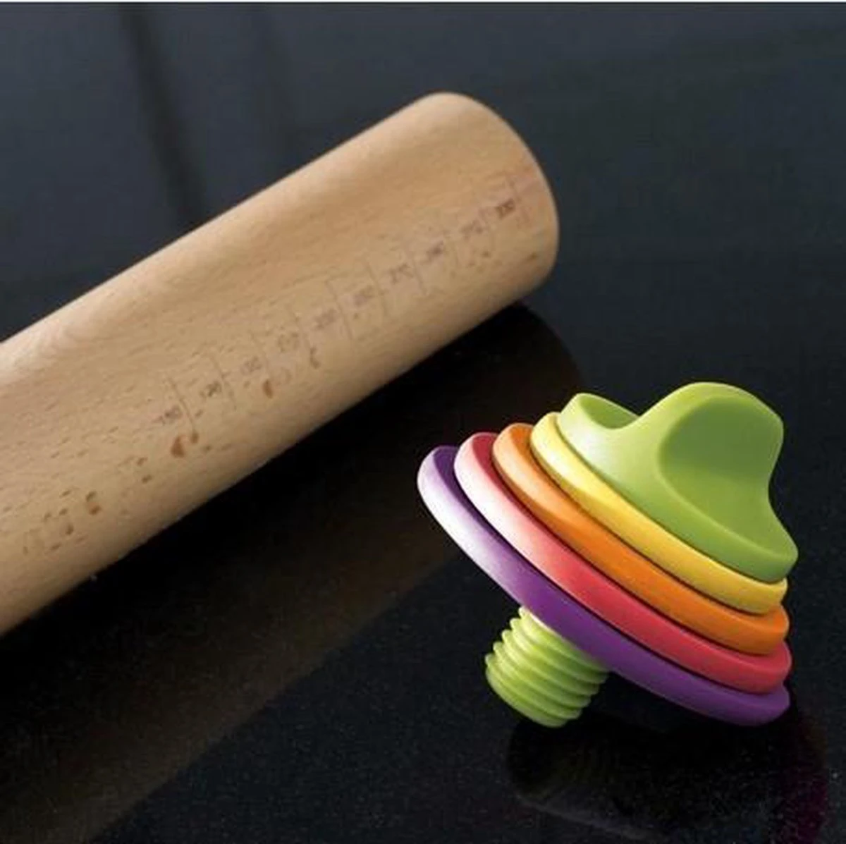 Joseph Joseph Verstelbare Deegroller - Multi Kleur 10 Joseph Joseph Verstelbare Deegroller - Multi Kleur - Afbeelding 8