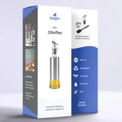 BooGoo® - RVS Oliefles Deluxe - Oliefles Met Schenktuit En Accessoires - Olijfolie Fles - Olie Fles Glas 15 BooGoo® - RVS Oliefles Deluxe - Oliefles Met Schenktuit En Accessoires - Olijfolie Fles - Olie Fles Glas -KitchenAids Winkel 1200x1200 1042