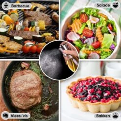 VINESS Olijfolie Sprayer Inclusief Accessoires - Olie Spuit - Olie Pomp - Bakspray - Olieverstuiver - BBQ Accessoires -KitchenAids Winkel 1200x1200 1058