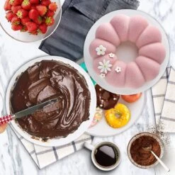 UTEN - Taartplateau Wit - Taartplateau 3 Lagen - Taartplateau Met Voet - Diameter Van Ø28cm,28cm,29cm - Afneembare Taartplateau - Ideaal Voor Het Snijden En Maken Van Taarten -KitchenAids Winkel 1200x1200 1078