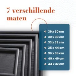 MIRO Houten Dienblad Vierkant - Decoratieve Dienbladen - Serveerblad - Sierblad - 30 X 30 CM - Zwart 15 MIRO Houten Dienblad Vierkant - Decoratieve Dienbladen - Serveerblad - Sierblad - 30 X 30 CM - Zwart -KitchenAids Winkel 1200x1200 1142