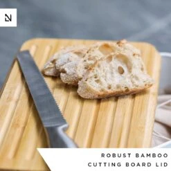 LARS NYSØM Metalen Broodtrommel Met Broodzak 34x18.5x13.5cm Cool Grey -KitchenAids Winkel 1200x1200 1263