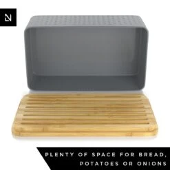 LARS NYSØM Metalen Broodtrommel Met Broodzak 34x18.5x13.5cm Cool Grey -KitchenAids Winkel 1200x1200 1264