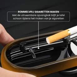 Elektrische Sigarettenmaker Zwart - Sigarettenmakers - Elektrische Sigarettenmachine - Automatische Sigaretten Maker - Electrische Sigarettenvuller - Inclusief Sigarettendoosje -KitchenAids Winkel 1200x1200 147