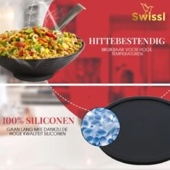 Onderzetters Voor Glazen Swissl – Anti Slip Siliconen – 6 Stuks -KitchenAids Winkel 1200x1200 150