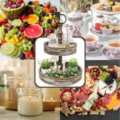 Pazzo Goods - Etagere - 2 Laags - Landelijk - Houten Etagere - 8 Pazzo Goods - Etagere - 2 Laags - Landelijk - Houten Etagere - -KitchenAids Winkel 1200x1200 201