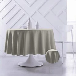 Today Rond Tafelkleed- Tafellaken - Ø180cm - Polyester - Dune - Zandkleur 14 Today Rond Tafelkleed- Tafellaken - Ø180cm - Polyester - Dune - Zandkleur -KitchenAids Winkel 1200x1200 328