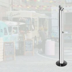 BRASQ RVS Asbak Staand Met 2 Liter Inhoud- Rookpaal - Peukenzuil - AT300 16 BRASQ RVS Asbak Staand Met 2 Liter Inhoud- Rookpaal - Peukenzuil - AT300 -KitchenAids Winkel 1200x1200 366