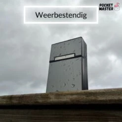 PocketMaster® Sigaretten Doosje - Zwart - Aluminium - Sigaretten Houder/Hoesje - Weerbestendig - Stevig En Luxe Opbergdoosje -KitchenAids Winkel 1200x1200 390
