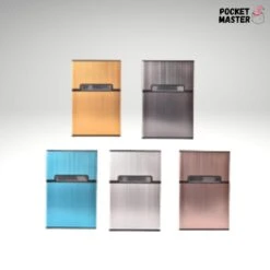 PocketMaster® Sigaretten Doosje - Zwart - Aluminium - Sigaretten Houder/Hoesje - Weerbestendig - Stevig En Luxe Opbergdoosje -KitchenAids Winkel 1200x1200 391