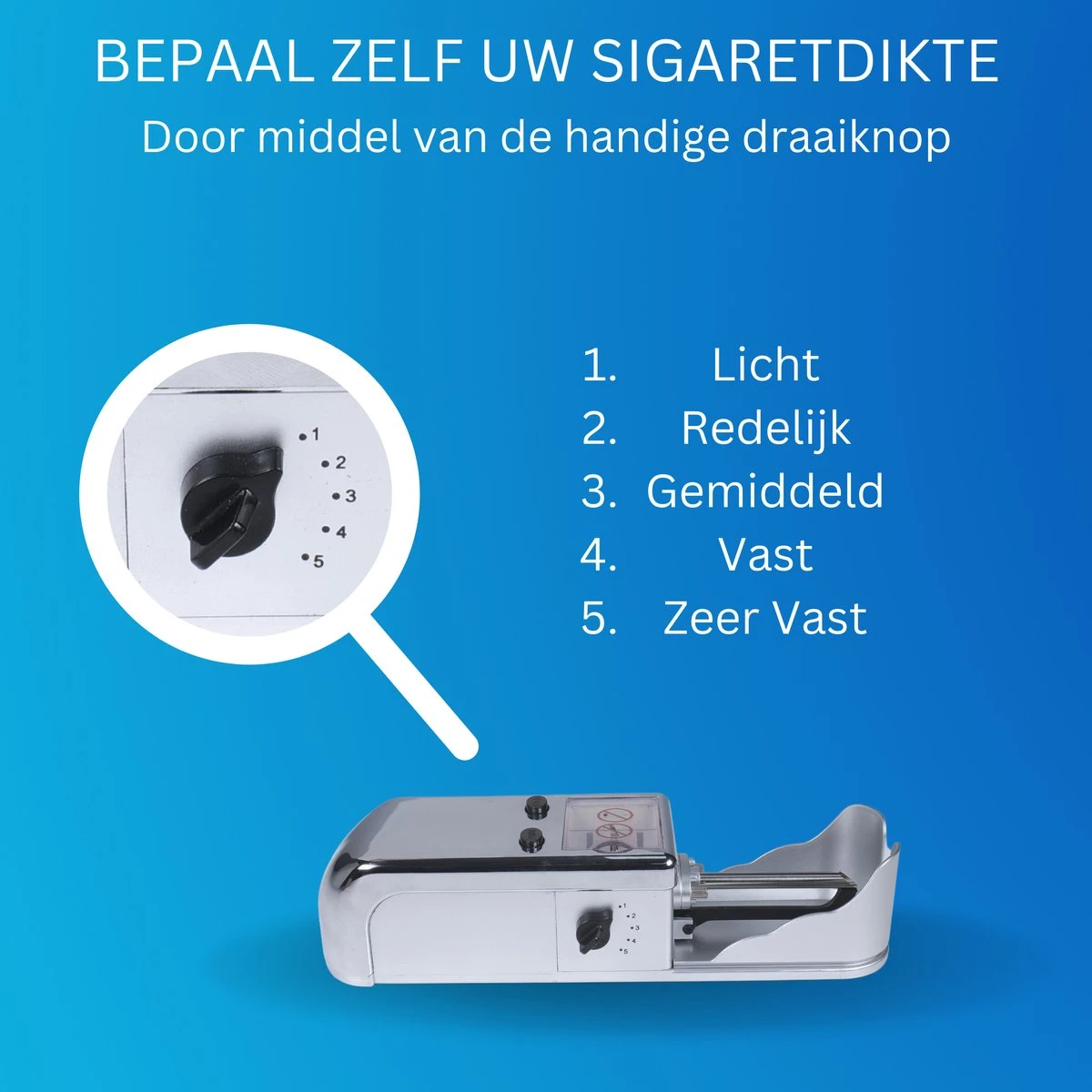 Elektrische Sigarettenmaker - Sigarettenmakers - Elektrische Sigarettenmachine - Automatische Sigaretten Maker - Electrische Sigarettenvuller - Met Opbergdoosje 5 Elektrische Sigarettenmaker - Sigarettenmakers - Elektrische Sigarettenmachine - Automatische Sigaretten Maker - Electrische Sigarettenvuller - Met Opbergdoosje - Afbeelding 3