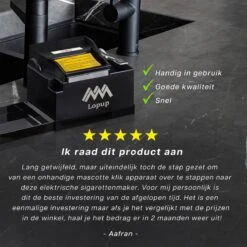 Lopup® Elektrische Sigarettenmaker - Sigarettenmakers - Sigaretten Maker Elektrisch - Hulzenstopper - Sigaretten - Exclusieve NL Handleiding - Zwart 15 Lopup® Elektrische Sigarettenmaker - Sigarettenmakers - Sigaretten Maker Elektrisch - Hulzenstopper - Sigaretten - Exclusieve NL Handleiding - Zwart -KitchenAids Winkel 1200x1200 419