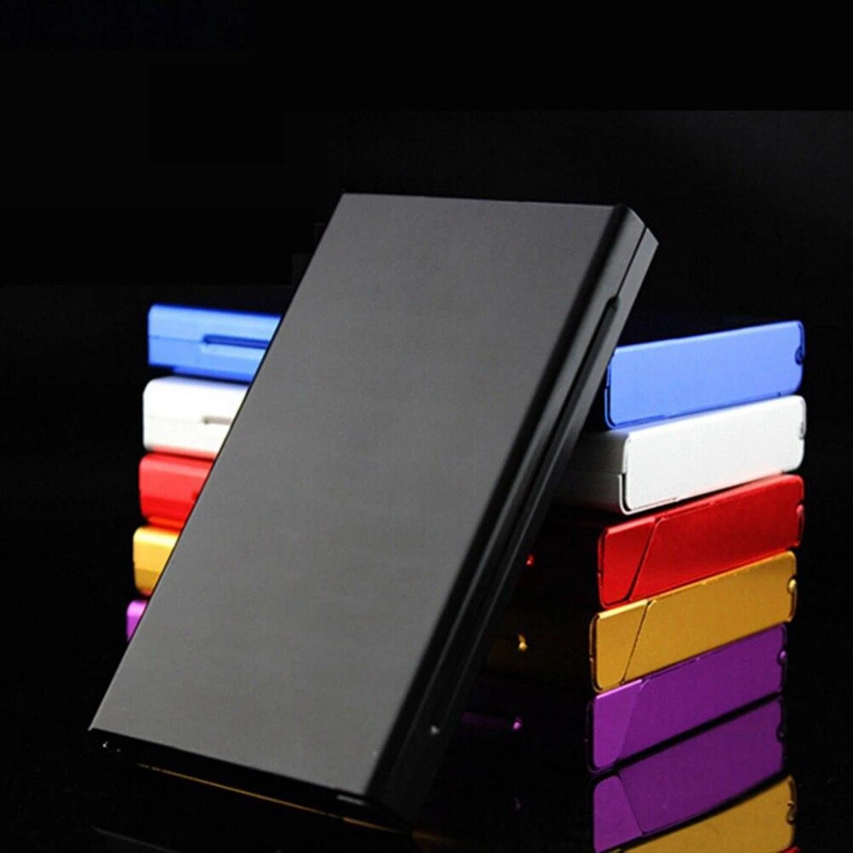 Merkloos Luxe Sigarettendoosje Aluminium – Aluminium Sigarettenhouder 7 Sigaretten - Sigaretten Opbergdoosje - Sigaretten Box – Zilver 4 Merkloos Luxe Sigarettendoosje Aluminium – Aluminium Sigarettenhouder 7 Sigaretten - Sigaretten Opbergdoosje - Sigaretten Box – Zilver - Afbeelding 2