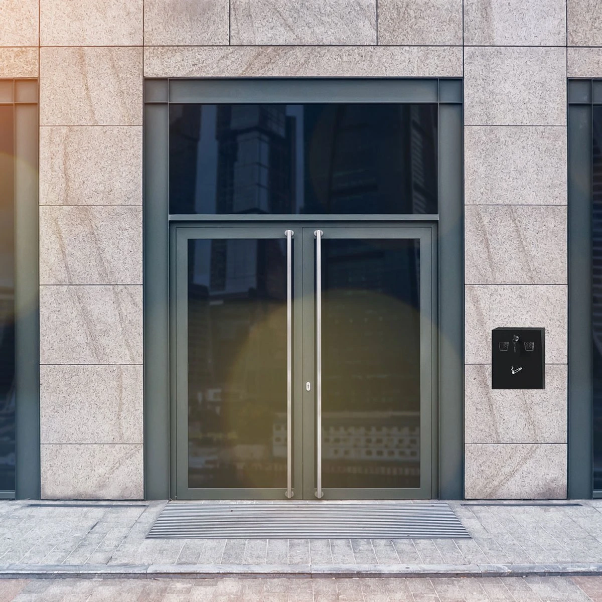 BRASQ Asbak Wandasbak Zwart AT100 9 BRASQ Asbak Wandasbak Zwart AT100 - Afbeelding 7