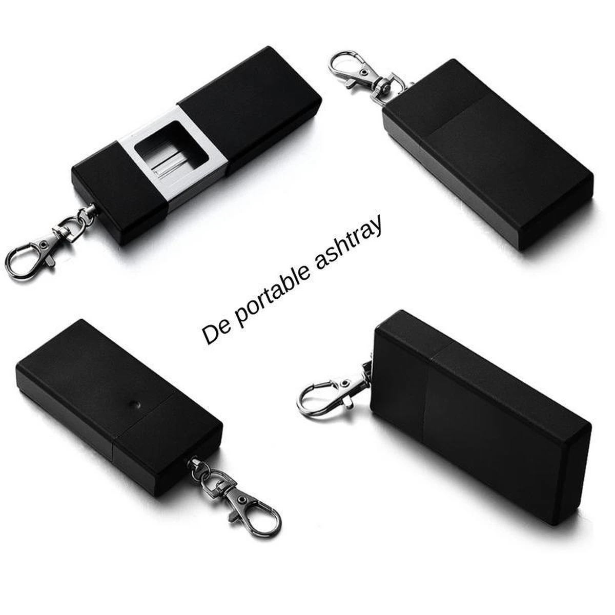 Merkloos Sleutelhanger Asbak Voor Buiten Mini Portable Ashtray - Draagbare Asbak 4 Merkloos Sleutelhanger Asbak Voor Buiten Mini Portable Ashtray - Draagbare Asbak - Afbeelding 2