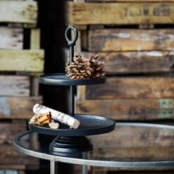 Light & Living Etagère Lutek - Zwart - 2 Laags -KitchenAids Winkel 1200x1200 47