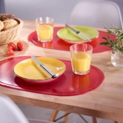 Westmark Set Van 4 Placemats, 45,5 X 29 Cm, Vinyl, Rood, Saleen-collectie: Fun -KitchenAids Winkel 1200x1200 562