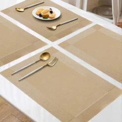 Four Love Placemats Kunststof - Kleur Goud (meerdere Kleuren Beschikbaar) - 4 Stuks - Decoratie Voor Binnen - Tafeldecoratie - Housewarming Cadeau - Bruiloft Decoratie - 45 X 30 Cm 12 Four Love Placemats Kunststof - Kleur Goud (meerdere Kleuren Beschikbaar) - 4 Stuks - Decoratie Voor Binnen - Tafeldecoratie - Housewarming Cadeau - Bruiloft Decoratie - 45 X 30 Cm -KitchenAids Winkel 1200x1200 613