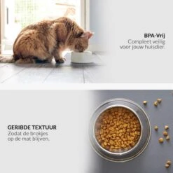 Buxibo - Siliconen Placemat Voor Voerbak Van Hond Of Kat - Waterdichte Placemat Voor Voer Huisdieren - Wasbaar - 30x47cm - Grijs -KitchenAids Winkel 1200x1200 619