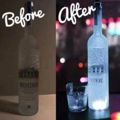 LED Onderzetter - Bottle Light - Fles Licht - Glas Verlichting (6 Stuks) -KitchenAids Winkel 1200x1200 673