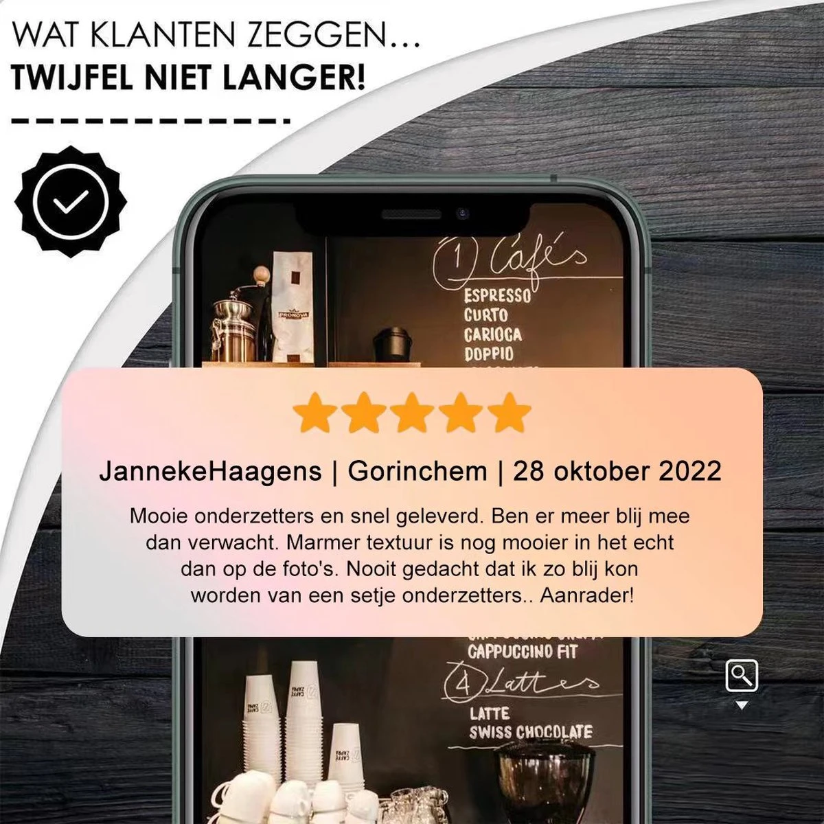 Luxe Leren Marmeren Onderzetters Met Houder - 10 Stuks - Onderleggers Voor Glazen - Glasonderzetters Voor Op Tafel - Coasters - Zwart / Wit - Rond 9 Luxe Leren Marmeren Onderzetters Met Houder - 10 Stuks - Onderleggers Voor Glazen - Glasonderzetters Voor Op Tafel - Coasters - Zwart / Wit - Rond - Afbeelding 7