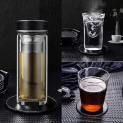 Bondoo Deegmat 50x40cm - Silicone - Zwart - Inclusief Deegschraper