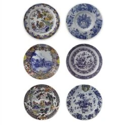 Onderzetters, Set Van 6, Delfts Blauwe Borden, Rijksmuseum -KitchenAids Winkel 1200x1200 719