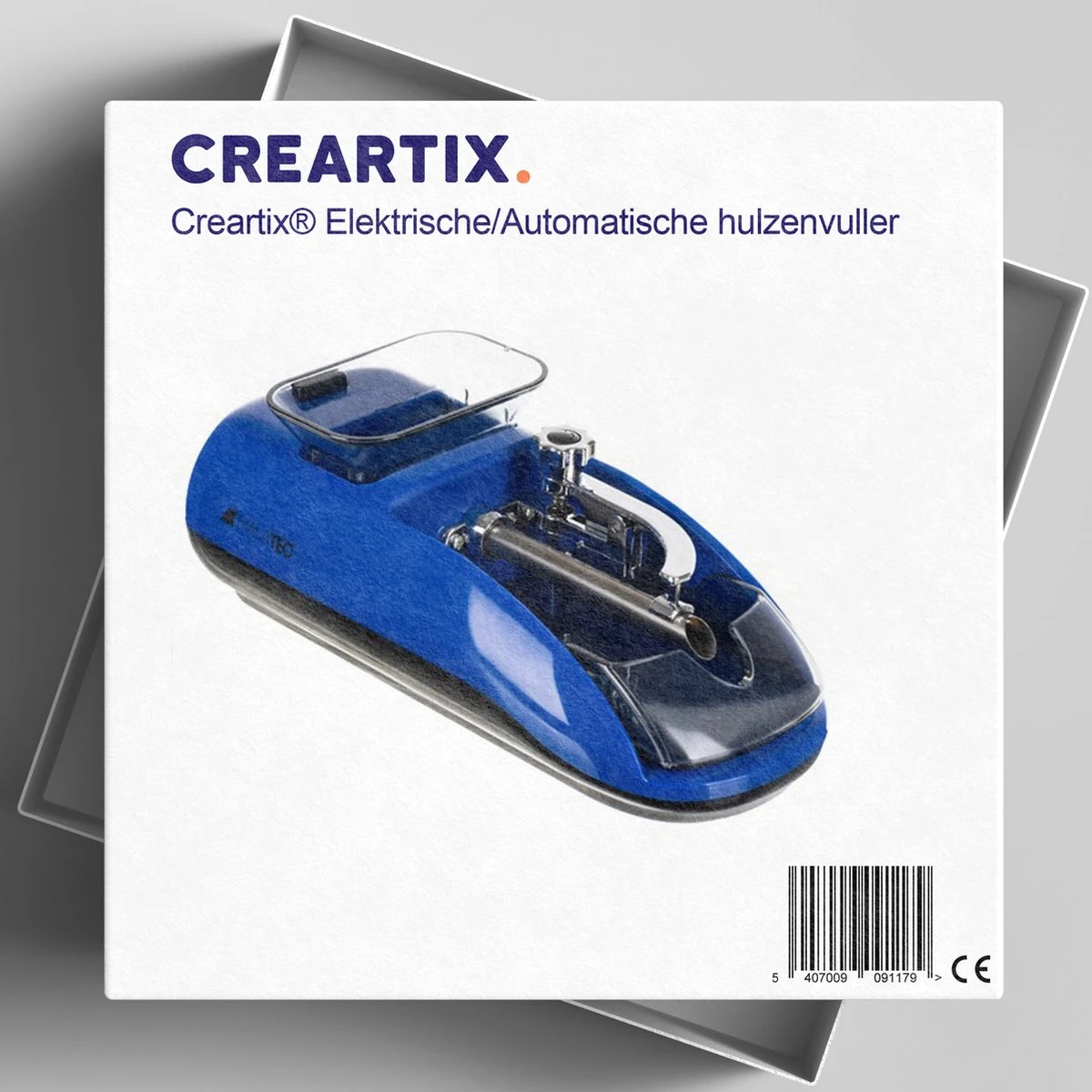 Merkloos Creartix® Sigaretten Maker Elektrisch - Elektrische Sigarettenmaker - Hulzenstopper - Sigarettenmachine - Hulzenvuller - Automatische Sigaretten Vuller - Blauw 7 Merkloos Creartix® Sigaretten Maker Elektrisch - Elektrische Sigarettenmaker - Hulzenstopper - Sigarettenmachine - Hulzenvuller - Automatische Sigaretten Vuller - Blauw - Afbeelding 5