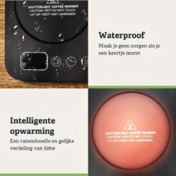 Shutterlight Verwarmde Onderzetter – Tot 85°C – 9 Standen – Timer – Warmhoudplaat Voor Mok Thee & Koffie – Mug Heating Plate – Cup Warmer -KitchenAids Winkel 1200x1200 752