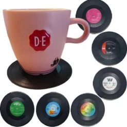 LP Vinyl Onderzetters - 6 Stuks - ODaani -KitchenAids Winkel 1200x1200 770