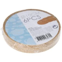 Merkloos 30x Ronde Onderzetters Van Kurk 10 Cm - Viltjes - Kurken Onderzetters -KitchenAids Winkel 1200x1200 780