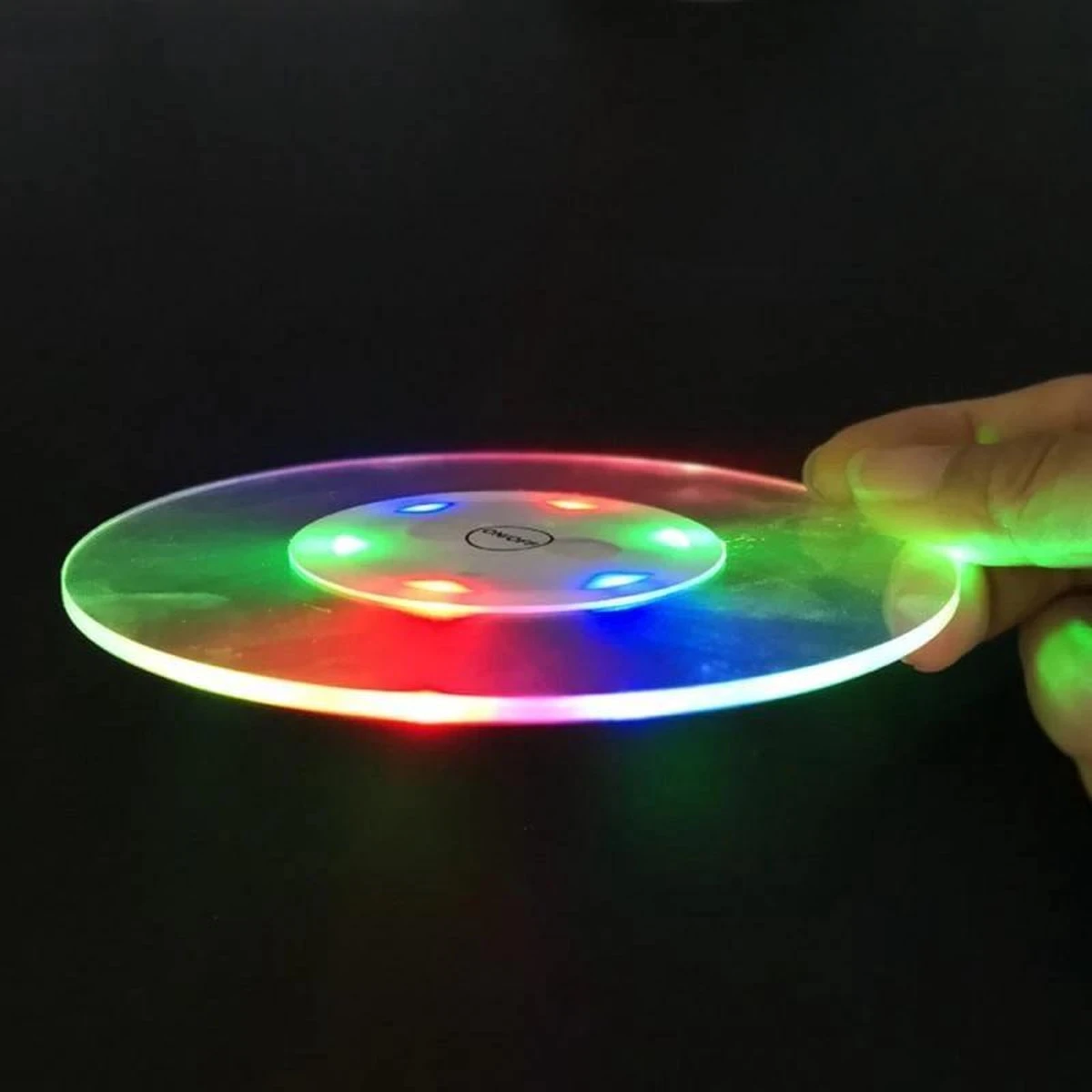 Lichtgevende Onderzetter Rond - RGB Kleuren - LED 6 Lichtgevende Onderzetter Rond - RGB Kleuren - LED - Afbeelding 4