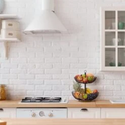 Chefarone Fruit Etagère 2 Laags - Fruitmand Metaal - Fruitschaal - Groentemand - Opberger - Zwart -KitchenAids Winkel 1200x1200 832