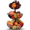 Fruit Monkey - Fruitschaal - Metaal - Zwart - 3 Lagen - Fruitmand -KitchenAids Winkel 1200x1200 907
