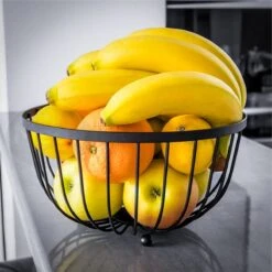 Merkloos Fruitschaal - Fruitmand - Metaal - Zwart 8 Merkloos Fruitschaal - Fruitmand - Metaal - Zwart -KitchenAids Winkel 1200x1200 927