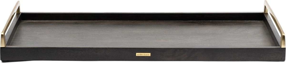 Riviera Maison Dienblad Rechthoek Zwart 80x40 - Fifth Avenue Serving Tray - Zwart 3 Riviera Maison Dienblad Rechthoek Zwart 80x40 - Fifth Avenue Serving Tray - Zwart