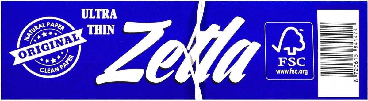 Vloeipapier | Vloei | Breed + Filtertips | Zetla Blauw 7 Vloeipapier | Vloei | Breed + Filtertips | Zetla Blauw - Afbeelding 5