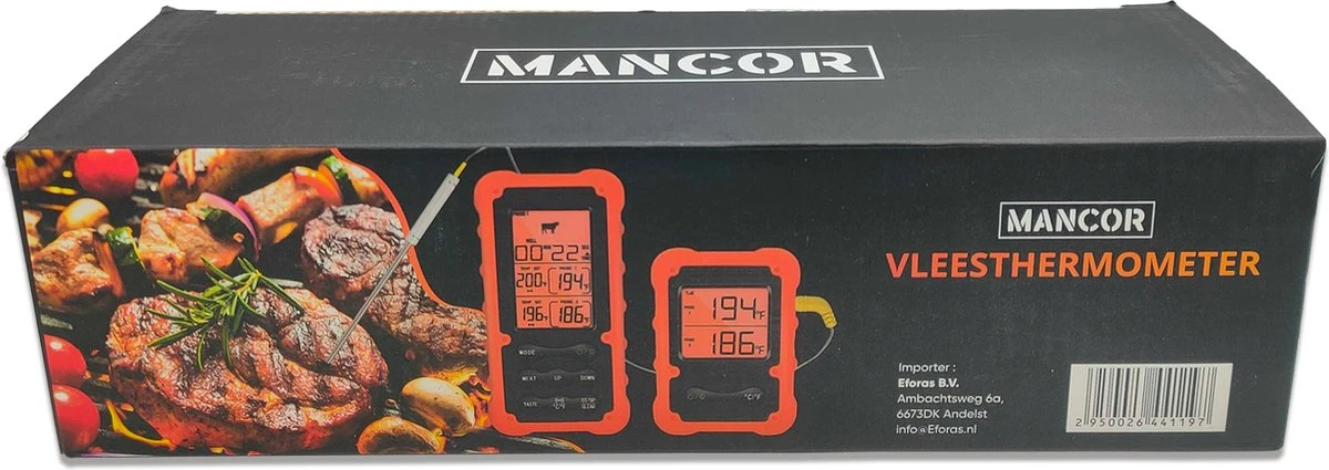 Mancor Vleesthermometer - Keukenthermometer 9 Mancor Vleesthermometer - Keukenthermometer - Afbeelding 7