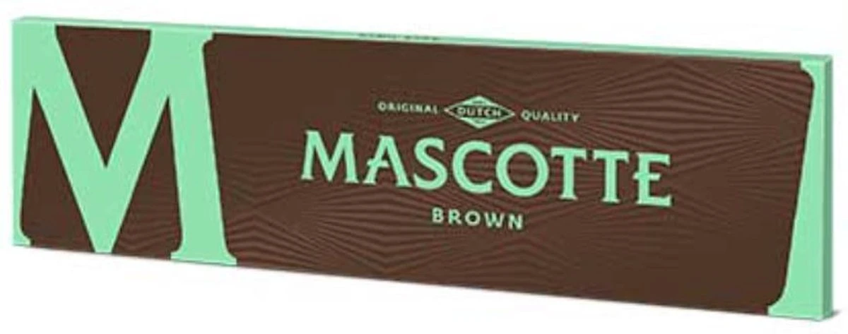 Mascotte Brown King Size Met Magnetische Sluiting - Lange Vloei - Mascotte Vloei - 10 Pakjes 3 Mascotte Brown King Size Met Magnetische Sluiting - Lange Vloei - Mascotte Vloei - 10 Pakjes