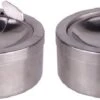 HI 2x Ronde Tuin/terras Asbak Met Klep 11 Cm RVS - Tuimelasbak - Buiten Asbakken -KitchenAids Winkel 1200x482
