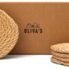 Oliva's - Onderzetters (ø12 Cm) - Onderzetters Voor Glazen - 8 Stuks - Duurzaam - Geweven Jute -KitchenAids Winkel 1200x517