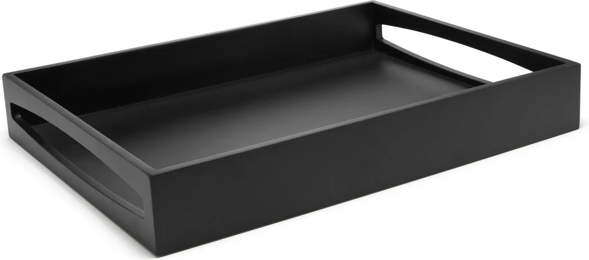 Leopold Vienna - Dienblad 40x30x6cm MDF Zwart 3 Leopold Vienna - Dienblad 40x30x6cm MDF Zwart