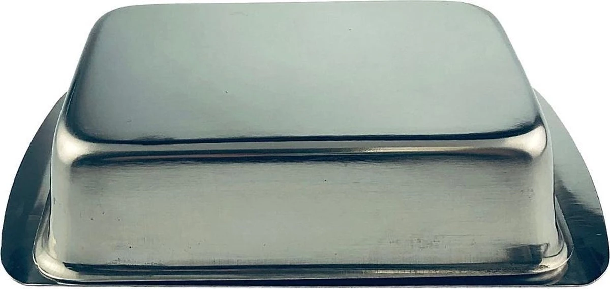 Excellent Houseware Botervloot - RVS - Met Deksel - Botervlootje - Boterschaal - Serveergerei - Keuken 6 Excellent Houseware Botervloot - RVS - Met Deksel - Botervlootje - Boterschaal - Serveergerei - Keuken - Afbeelding 4