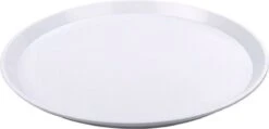 Merkloos Wit Rond Dienblad Van Kunststof 34 Cm - Serveren - Serveerblad
